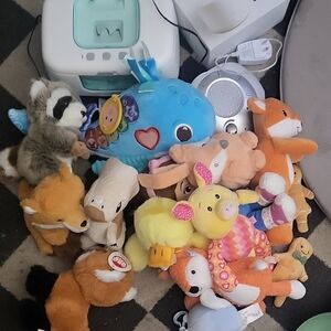 Colorful Plush Toy Collection